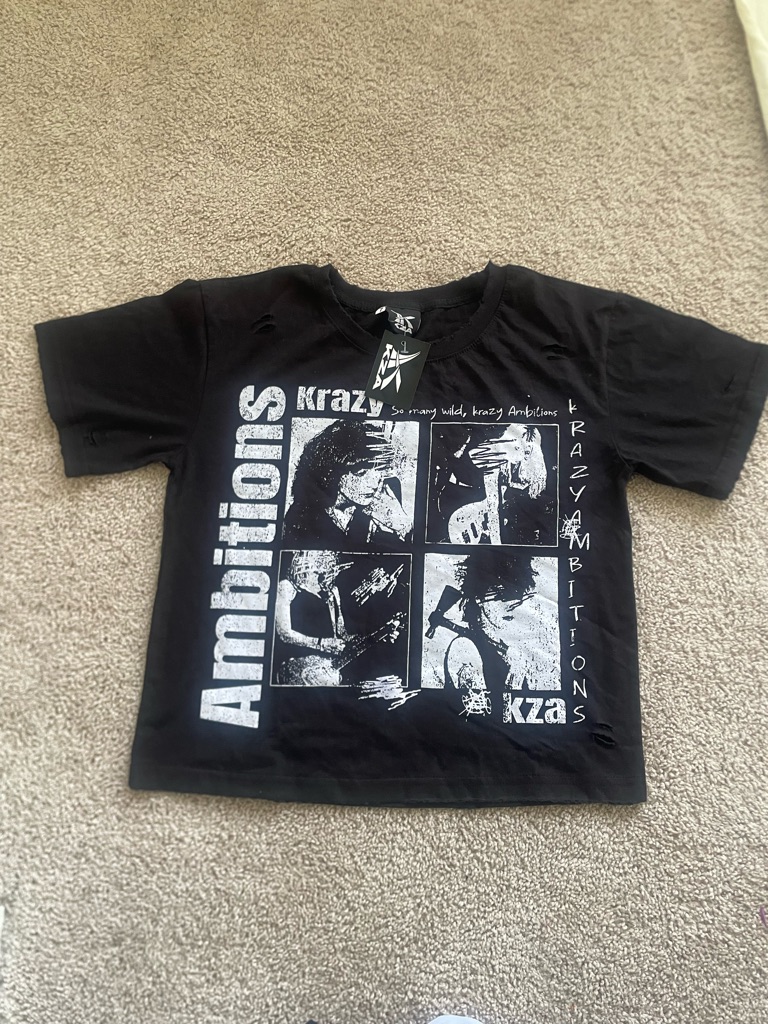 Ambition Black Graphic Shortsleeve Tee